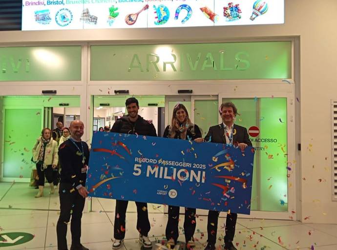 Aeroporto di Torino da record: nel 2025 cinque milioni di passeggeri spingono turismo ed economia locale